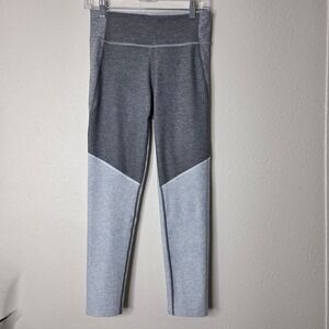 3 / $30 Outdoor Voices‎ Medium Gray Colorblock Warmup Leggings Activewear